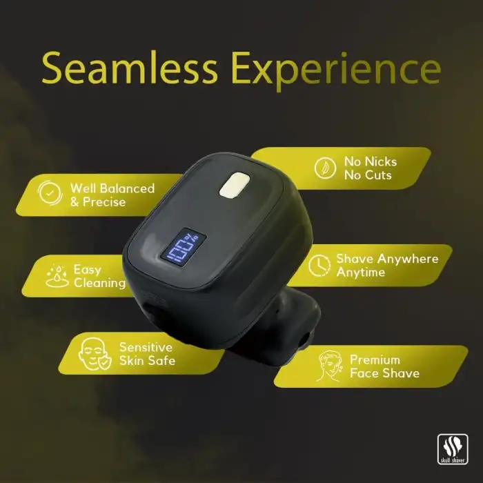Skull Shaver One Lion Gold Pro Folyo Tıraş Makinesi - Paslanmaz Çelik