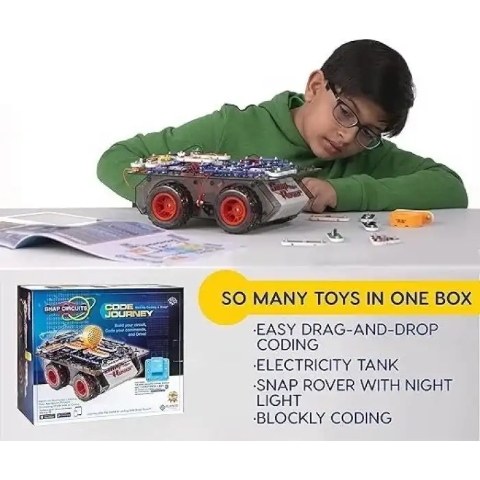 Snap Circuits  Bluetooth Kontrollü Kodlanabilir Araba