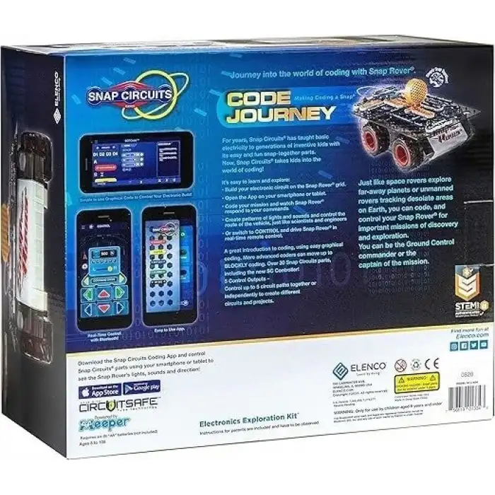 Snap Circuits  Bluetooth Kontrollü Kodlanabilir Araba