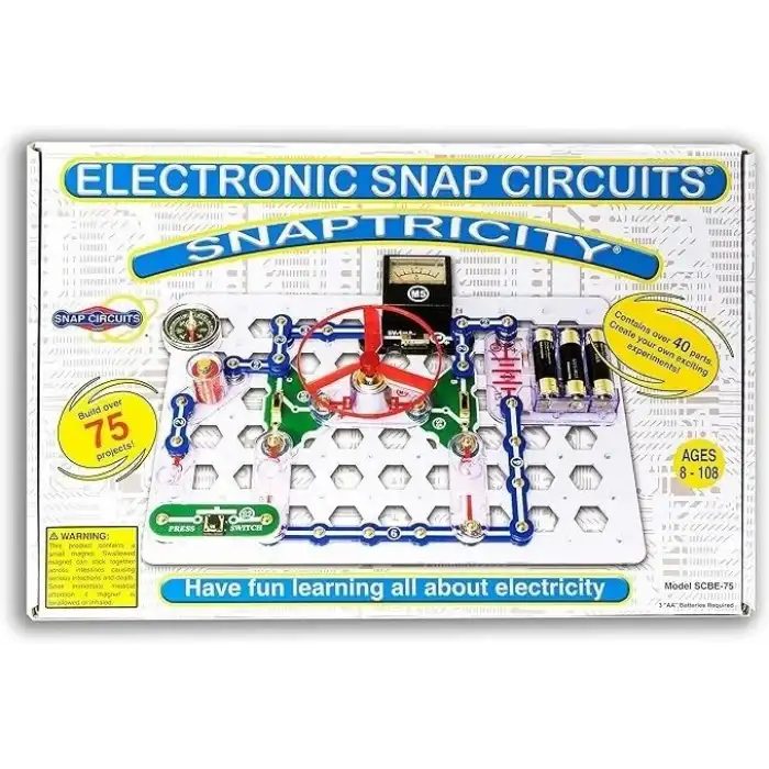 Snap Circuits Elektronik Araştırma Kiti - 8 Yaş ve Üzeri Çocuklar İçin