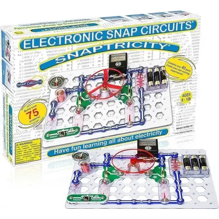 Snap Circuits Elektronik Araştırma Kiti - 8 Yaş ve Üzeri Çocuklar İçin