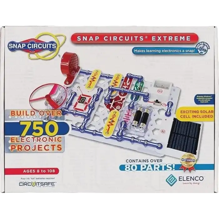 Snap Circuits Extreme SC-750  8+ Çocuklar İçin Elektronik Eğitim Seti