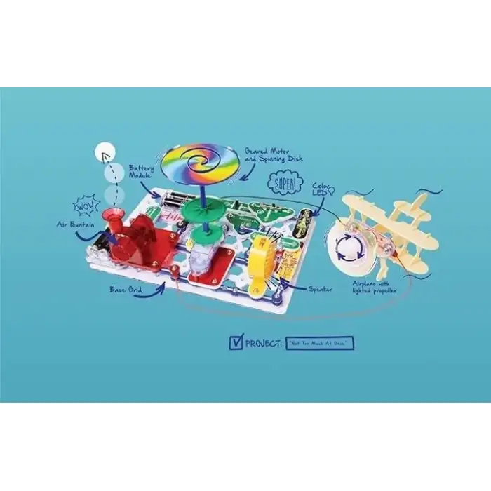 Snap Circuits Hareket Elektroniği Keşif Kiti 8+ Yaş Etiğim Kiti