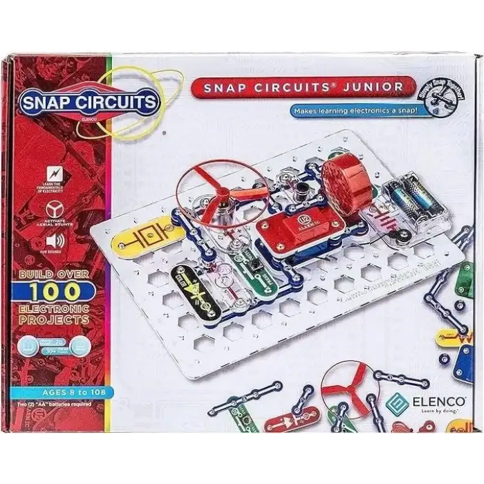 Snap Circuits Jr. SC-100 8+ Çocuklar İçin STEM Elektronik Eğitici Oyuncak Seti