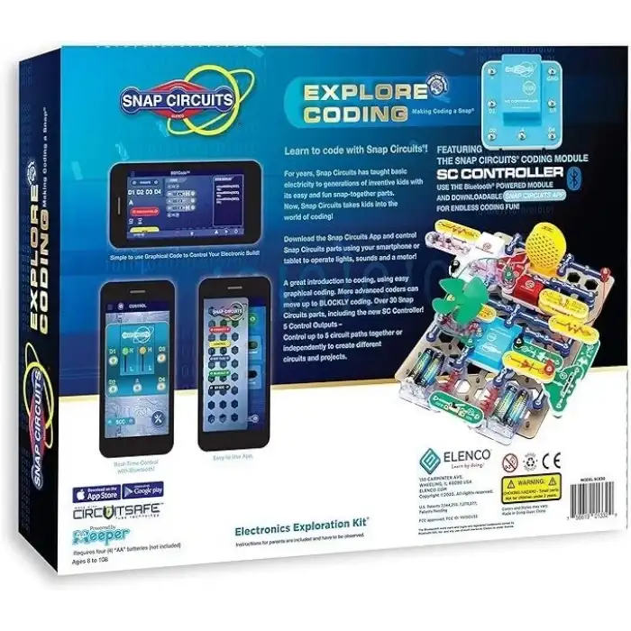 Snap Circuits Kodlamayı Keşfedin, STEM Yapım Oyuncağı