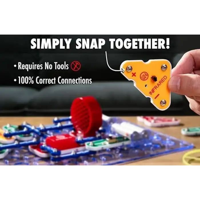 Snap Circuits LIGHT Elektronik  Set 8+ Yaş Çocuklar İçin STEM Eğitim Kiti