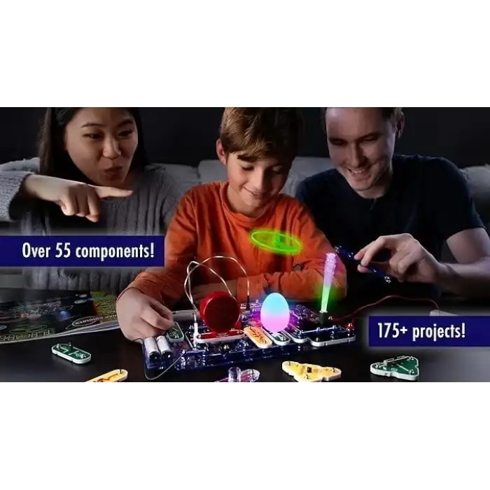 Snap Circuits LIGHT Elektronik  Set 8+ Yaş Çocuklar İçin STEM Eğitim Kiti