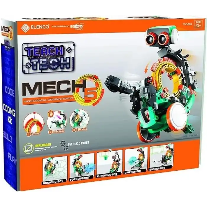Snap Circuits Tech Mech 5, Mekanik Kodlama Robotu