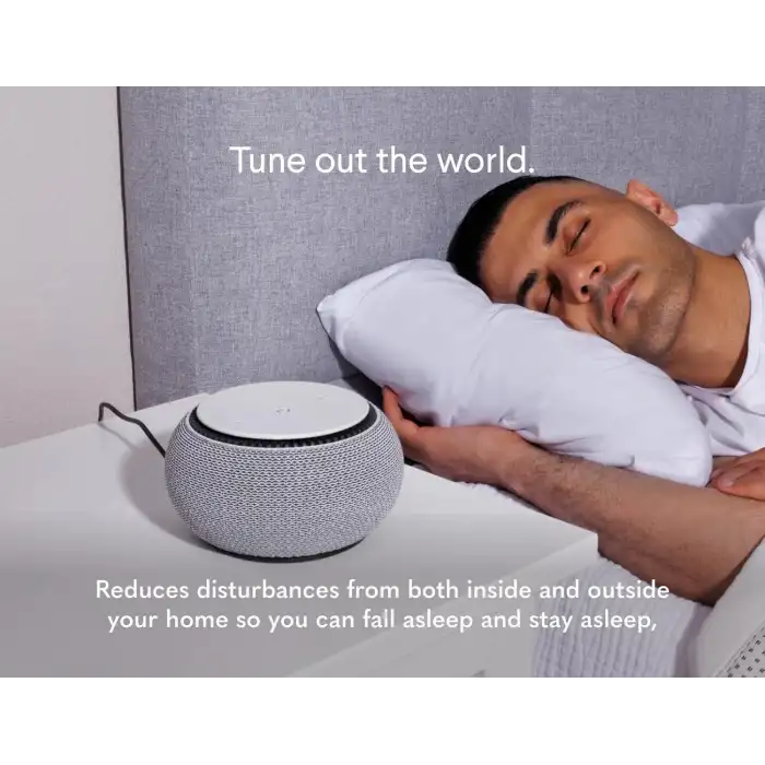 Snooz Akıllı Beyaz Gürültü Makinesi - Uygulamalı, Uzaktan Kumanda - Gri