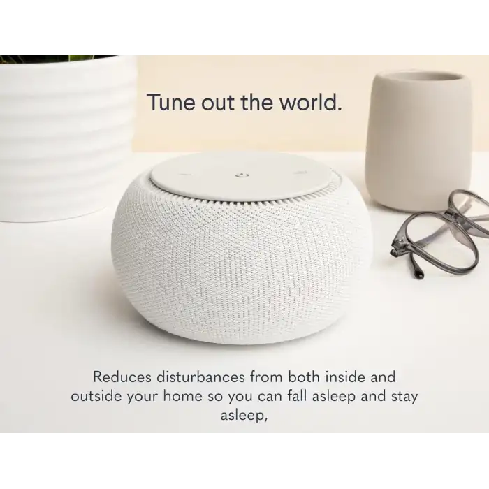 Snooz Pro - Akıllı Beyaz Gürültü Makinesi ve Seyahat Çantası - Beyaz