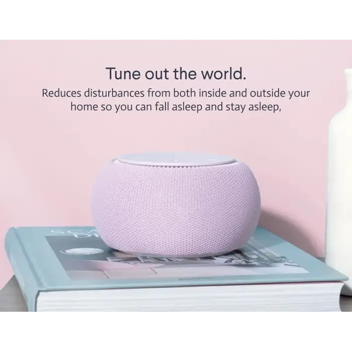 Snooz Pro - Akıllı Beyaz Gürültü Makinesi ve Seyahat Çantası - Pembe