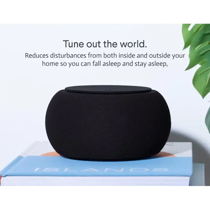 Snooz Pro - Akıllı Beyaz Gürültü Makinesi ve Seyahat Çantası - Siyah