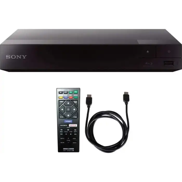 Sony BDP-S1700 Akışlı Blu-ray Disk Oynatıcı, 2m Yüksek Hızlı HDMI Kablosu