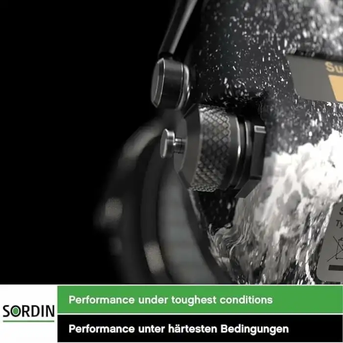 Sordin Supreme Pro-X İnce SFA İşitme Koruması - Aktif Kulak Koruyucuları - Yeşil