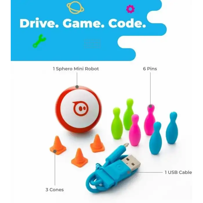 Sphero Mini (Kırmızı) Uygulama Destekli Programlanabilir Robot Topu