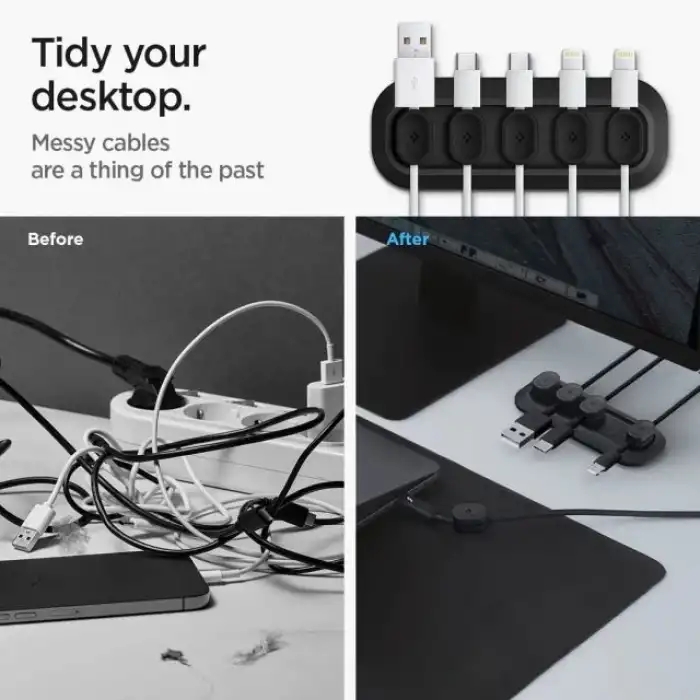 Spigen LD101 Manyetik Kablo Tutucu