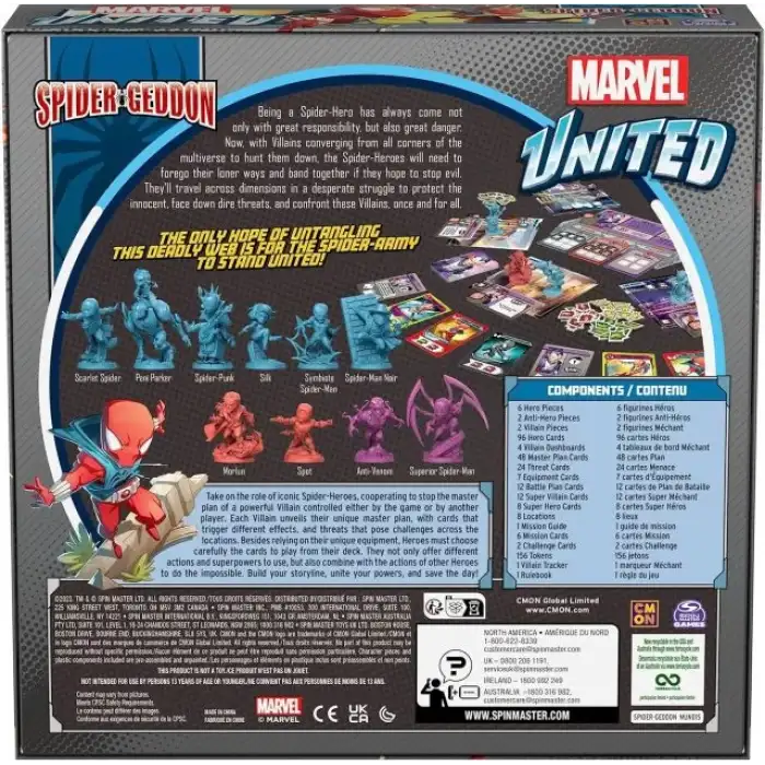 Spin Master Marvel United Süper Kahraman Kutu Oyunu