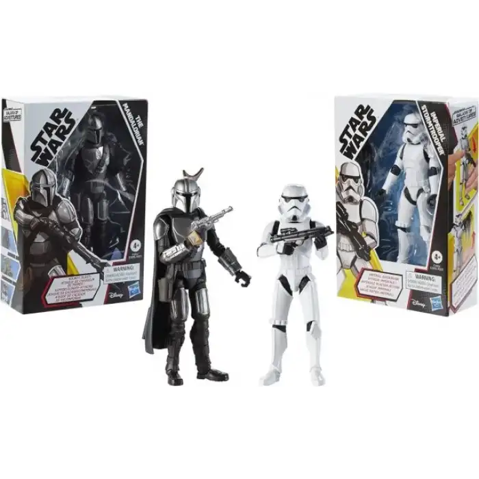 STAR WARS Galaxy of Adventures The Mandalorian Figür 2li Paket