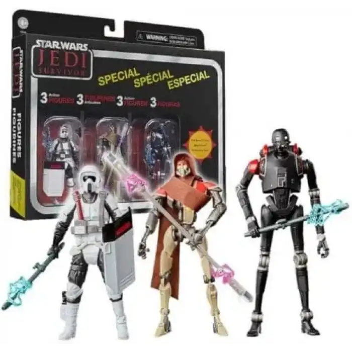 STAR WARS Jedi Survivor 3lü Aksiyon Figür