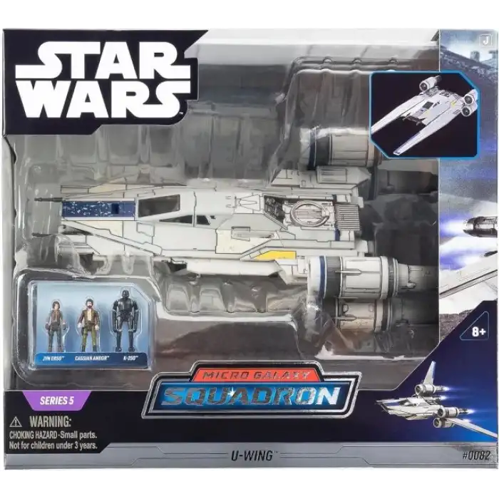STAR WARS Micro Galaxy Squadron U-Wing Starfighter Figürleri