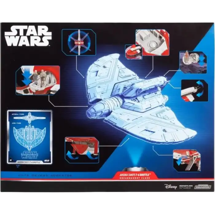 STAR WARS Mikro Galaksi Filosu Ahsoka Tanonun T-6 Jedi Gemisi