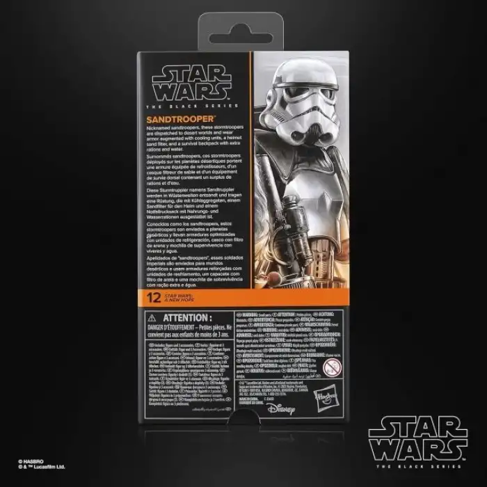 STAR WARS The Black Series A New Hope Sandtrooper Figür