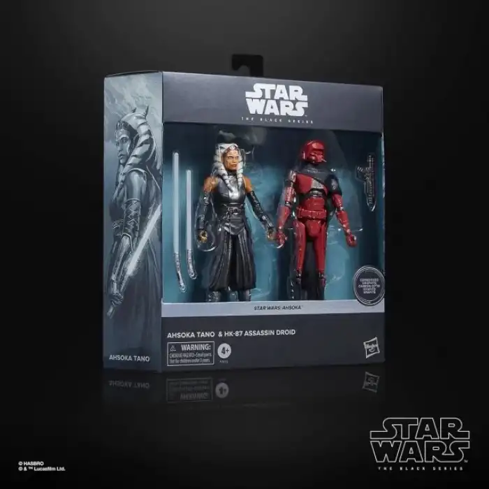 STAR WARS The Black Series Ahsoka Tano & HK-87 Droid Aksiyon Figürleri