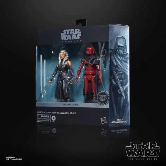 STAR WARS The Black Series Ahsoka Tano & HK-87 Droid Aksiyon Figürleri