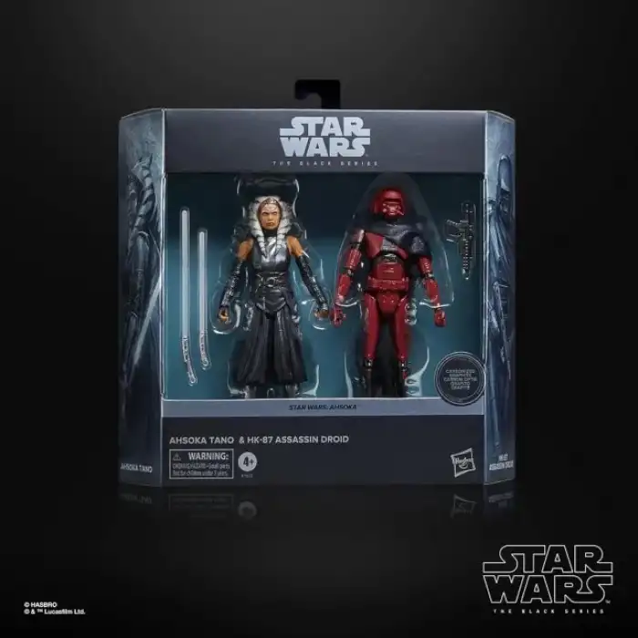 STAR WARS The Black Series Ahsoka Tano & HK-87 Droid Aksiyon Figürleri