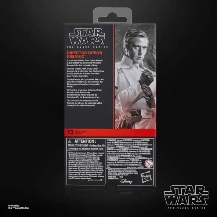 STAR WARS The Black Series Andor Orson Krennic Figürü