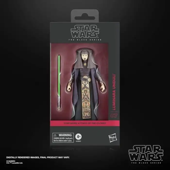 STAR WARS The Black Series Attack of The Clones Luminara Unduli Figür