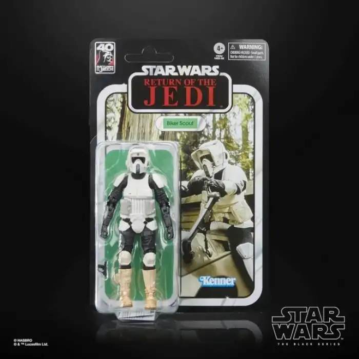 Star Wars The Black Series Biker Scout 40. Yıldönümü Figürleri
