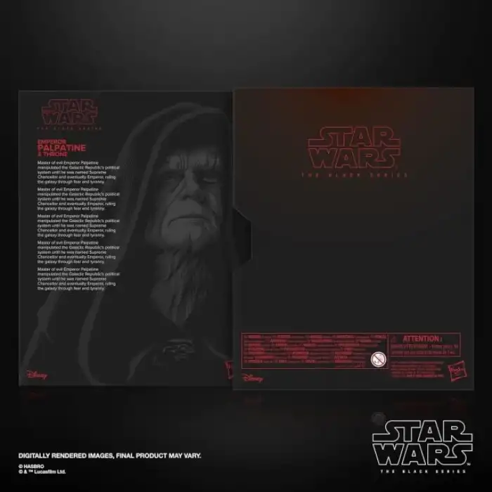 STAR WARS The Black Series İmparator Palpatine ve Taht Aksiyon Figürü