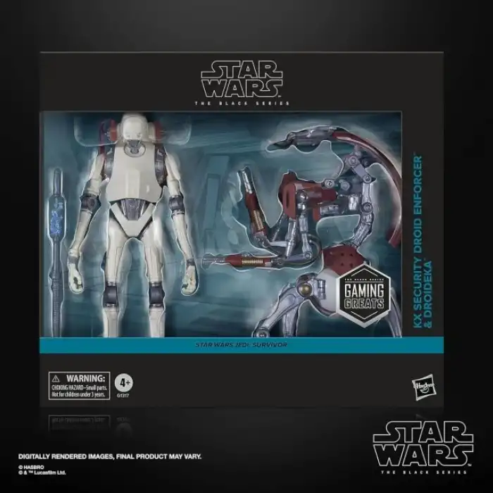 STAR WARS The Black Series KX Security Droid Enforcer & Droideka Figürleri