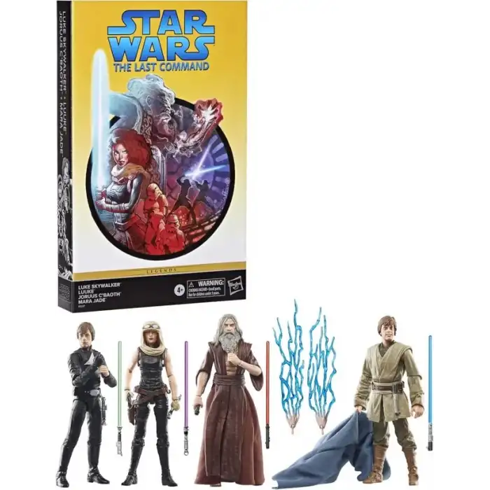 STAR WARS The Black Series Luke Skywalker, Luuke, Joruus Cbaoth, Mara Jade Figür