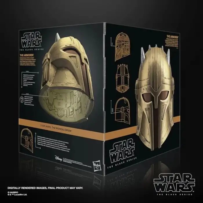 STAR WARS The Black Series The Armorer Premium Elektronik Kask