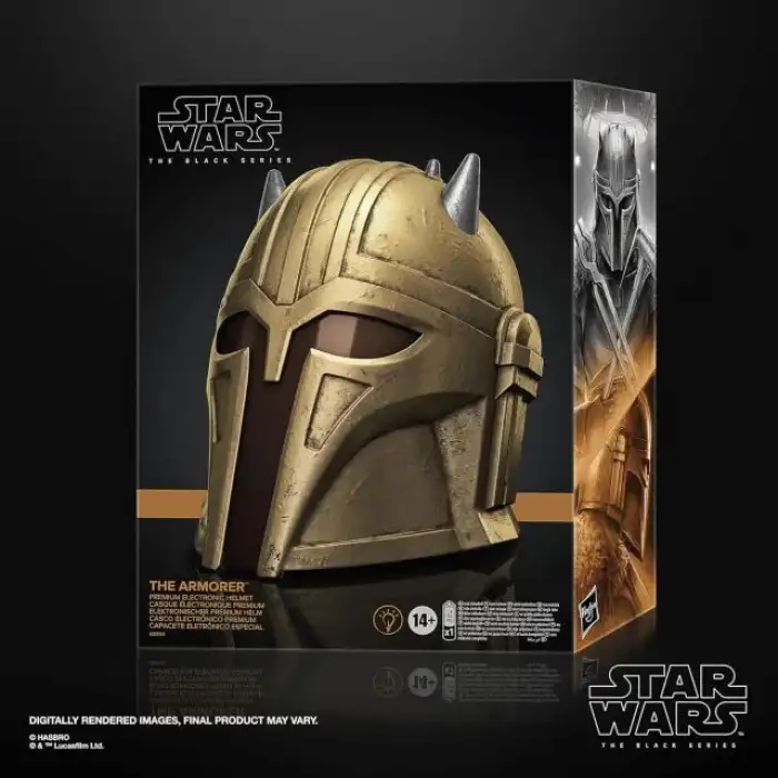 STAR WARS The Black Series The Armorer Premium Elektronik Kask