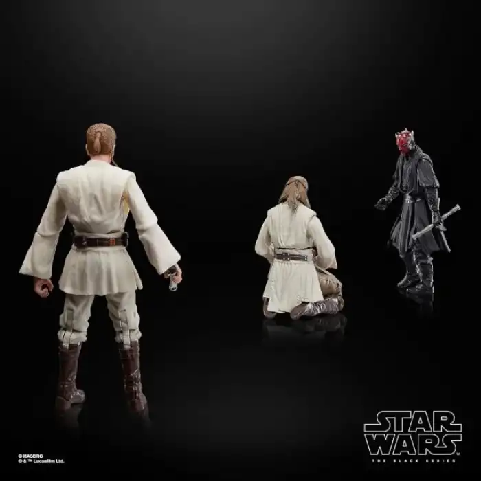 Star Wars The Black Serisi The Phantom Menace Kenobi, Maul, Qui Gon