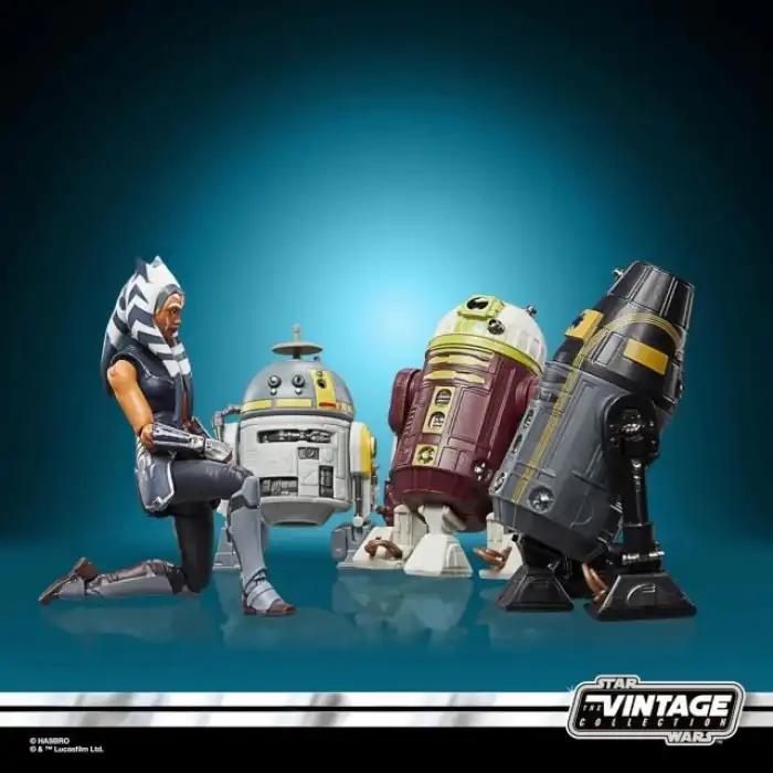 STAR WARS The Vintage Collection Ahsoka Tano & Droids Aksiyon Figür