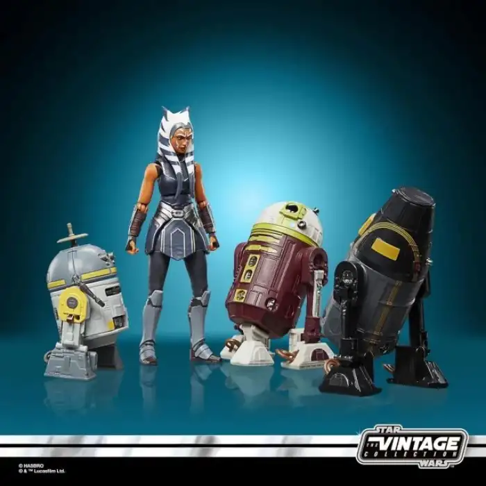 STAR WARS The Vintage Collection Ahsoka Tano & Droids Aksiyon Figür