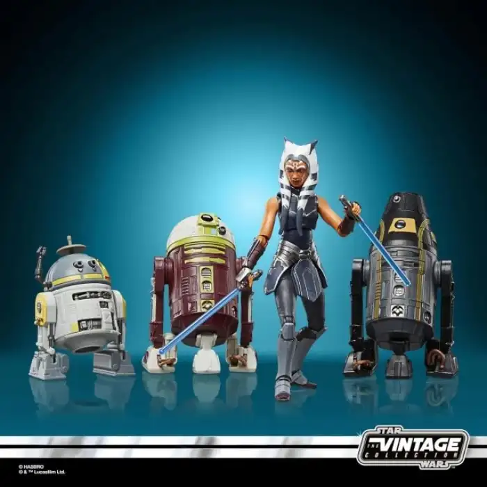 STAR WARS The Vintage Collection Ahsoka Tano & Droids Aksiyon Figür