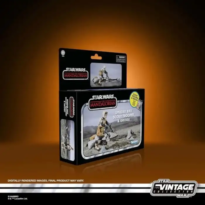 STAR WARS The Vintage Collection Mandalorian Speeder Bike Figür