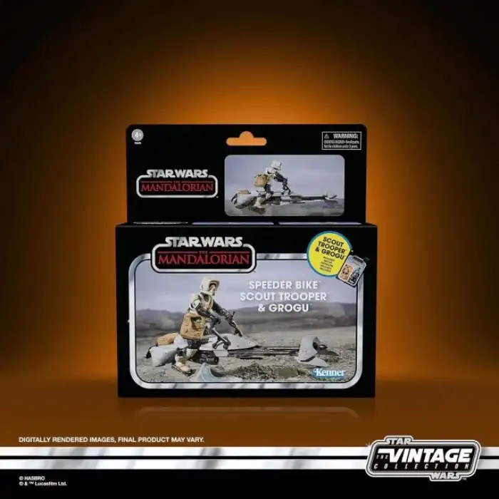 STAR WARS The Vintage Collection Mandalorian Speeder Bike Figür