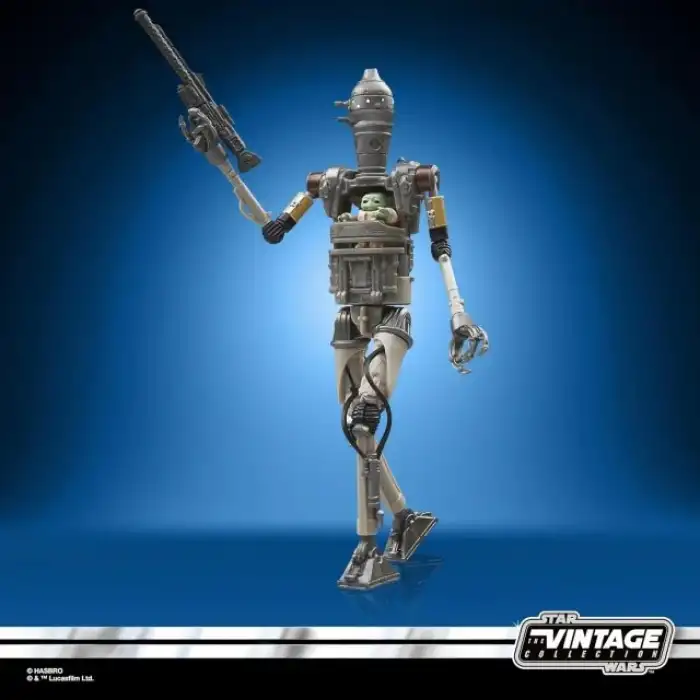 STAR WARS The Vintage Collection The Mandalorian IG-12, Grogu & Anzellan Figür