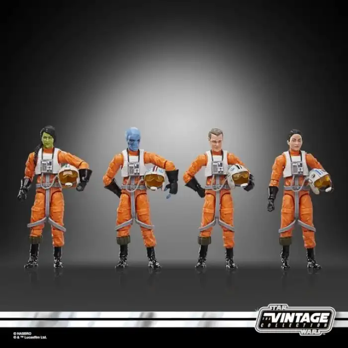 STAR WARS The Vintage Collection X-Wing Pilot Figür 4lü Paket