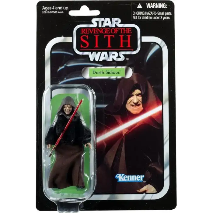 Star Wars Vintage Darth Sidious Figür