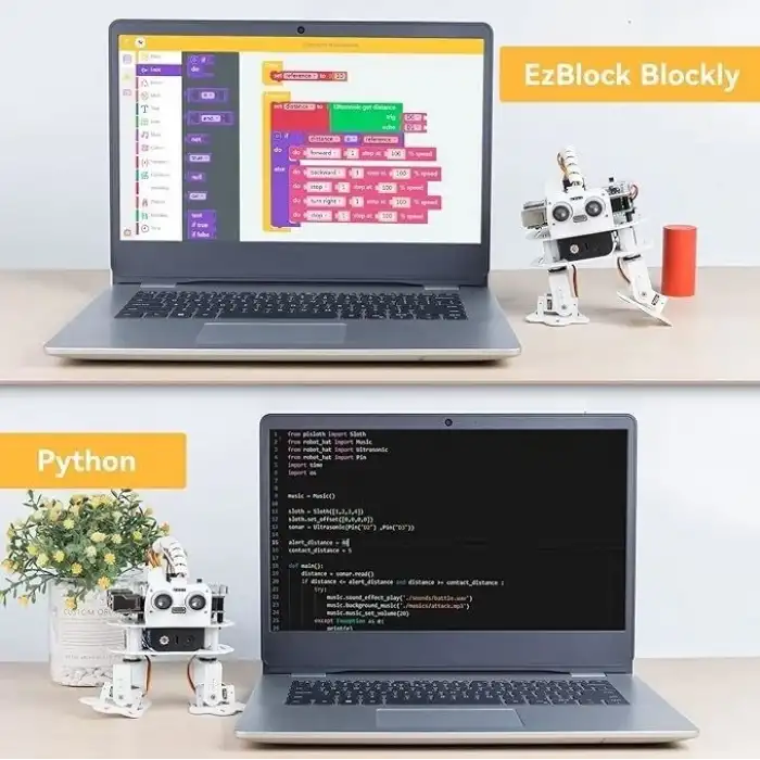 SunFounder PiSloth AI Programlanabilir Robot Kiti Raspberry Pi