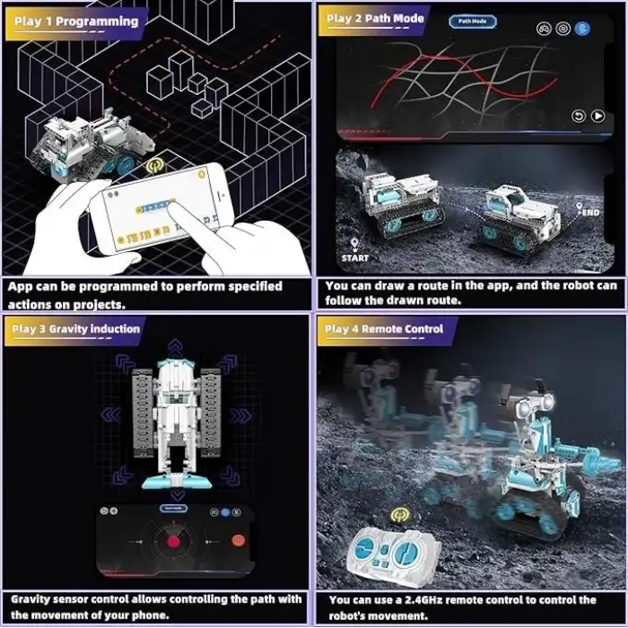 Suplanet STEM Robot, 5i 1 Arada Uzaktan Kumanda