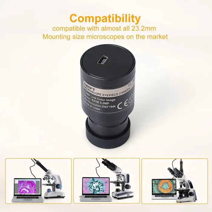 Swift SW380B Binoküler Bileşik Mikroskop,40X-2500X Büyütme