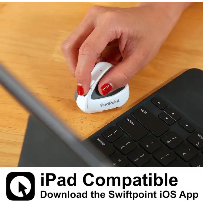 Swiftpoint PadPoint Kablosuz Mouse, Mini Ergo Kalem Tutacağı, Apple İçin Üretilmiştir